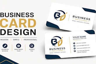 create custom business card and stationery design