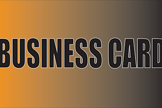 create custom business card and stationery design