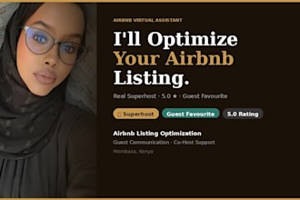 manage and optimize your airbnb listing