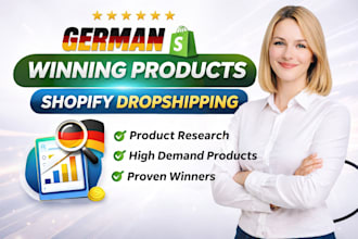 find winning products for german shopify dropshipping, deutsch product research