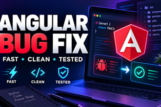 fix angular bugs, errors, and responsive UI issues
