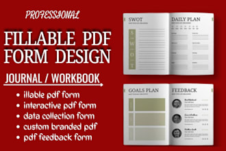 design fillable PDF business coaching workbook for goal setting revenue tracking