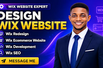 design wix website wix redesign wix ecommerce website wix development wix seo