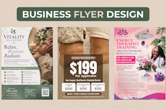 unique business flyer for corporate promotion