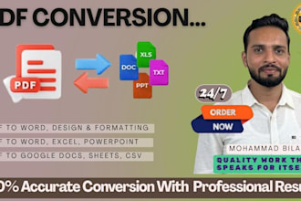 pdf to word, conversions, formatting and data cleaning