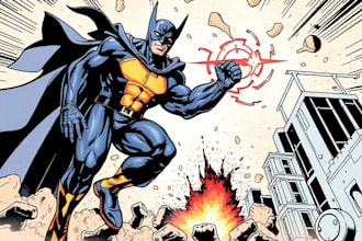 create comic book art