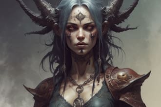 fantasy horror and fantasy horror character