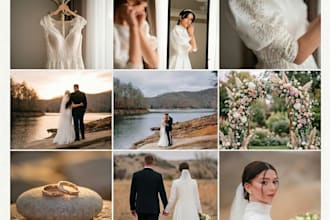 professional wedding and event photo editing