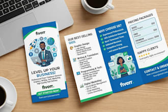 design amazing brochure, company profile, annual report