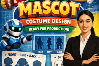design custom mascot costumes for sports, events, and brands