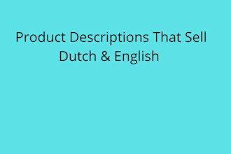 write and improve product descriptions