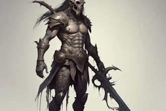 fantasy horror and fantasy horror character
