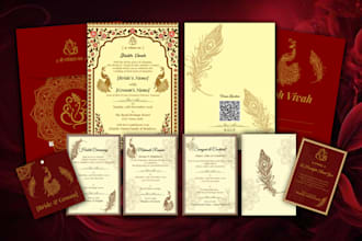 create luxury wedding invitation suites for your special day