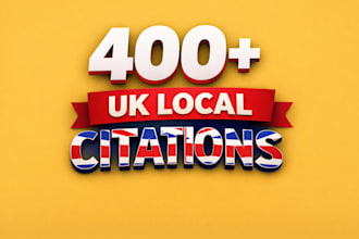 do uk local citations 400 plus manually