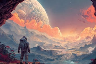 sci fi illustration and sci fi art