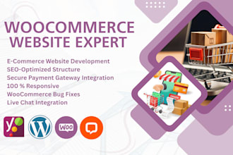 design, redesign or customize woocommerce wordpress store