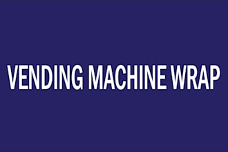 do creative vending machine wrap