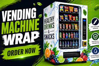 do creative vending machine wrap