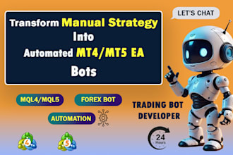 build a custom mt4 mt5 expert advisor bot
