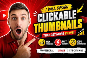 professional youtube thumbnail design in canva