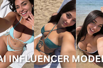 create ai influencer model ai model for brands instagram fanvue lora comfyui