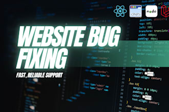 fix HTML, CSS, react, PHP and node js bugs or issues quickly