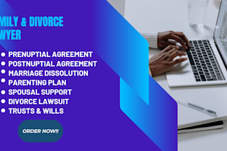 be your lawyer in divorce, family court, and child support