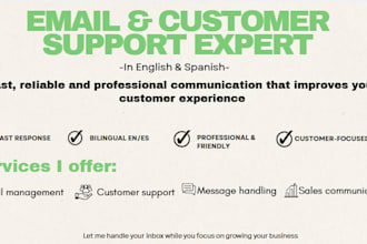 handle customer emails and messages in english and spanish