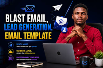 blast email, lead generation, email template