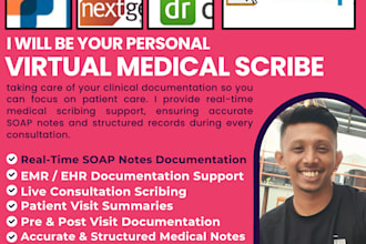 be your virtual medical scribe for real time documentation