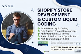 design a high converting shopify store with premium layout