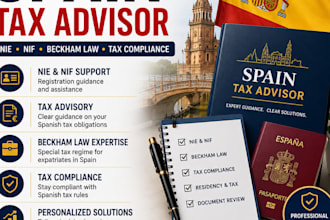 be your spain tax advisor for nie, nif and beckham law compliance