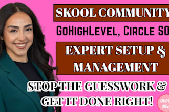 skool online course, ghl automation circle so skool expert management
