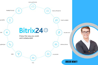 setup and automate your bitrix24 CRM ,workspace, be your bitrix24 CRM expert