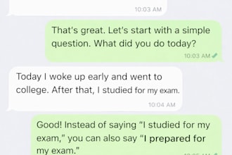 practice english conversation with you and improve your speaking