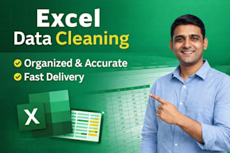 clean and format excel data