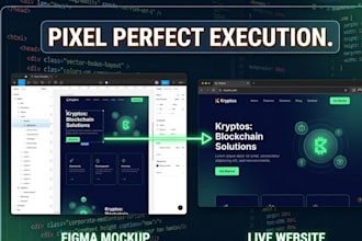 do professional figma, PSD to HTML CSS conversion and responsive website coding
