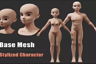 stylized 3d character realistic 3d game character nft for unity unreal engine