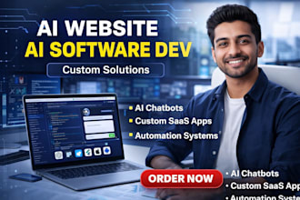 do custom ai website development with chatbot integration