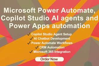 do microsoft power automate, copilot studio ai agents and power apps automation