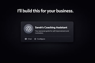 build a custom gpt for your business using chatgpt