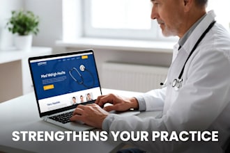 design healthcare clinic, hospital, doctor, dental and medical website