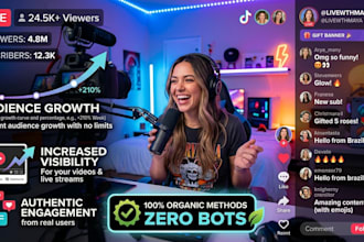 do organic tik tok streaming channel campaign to boot live engagement