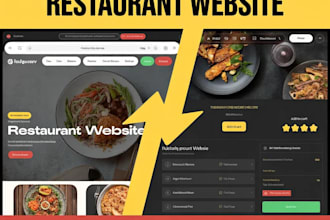 create a restaurant website with online food ordering system