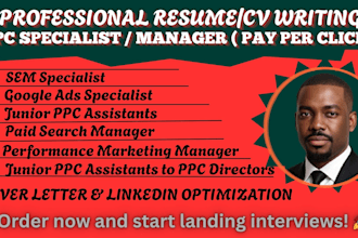 write ats optimized PPC paid media resume that wins interviews