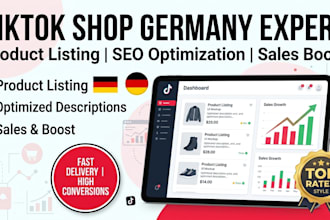 list and optimize product on your german tiktok shop germany for high conversion