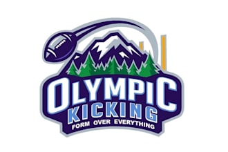 make northwest vibe football logo for olympic kicking camps