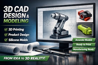 3d cad, 3d cad design, 3d cad modeling, cad design for 3d printing, silicon