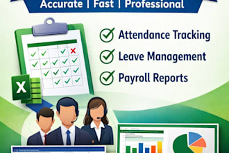 manage employee attendance and HR records professionally