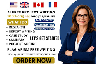 do ai free project writing research report writing case study summary plagiarism